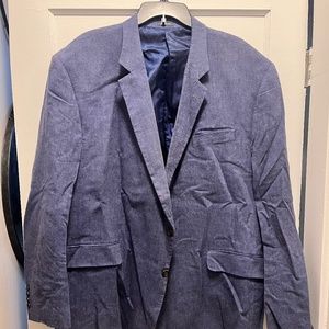 54R Stafford Signature Sport Coat - Blue